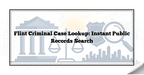 Flint Criminal Case Lookup: Instant Public Records Search