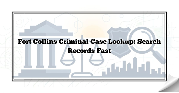 Fort Collins Criminal Case Lookup: Search Records Fast